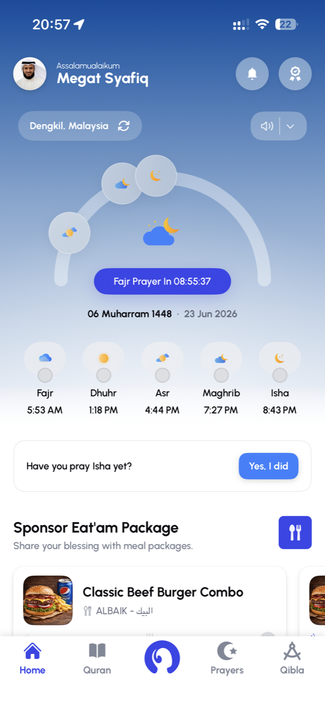 Alafasy, mobile view