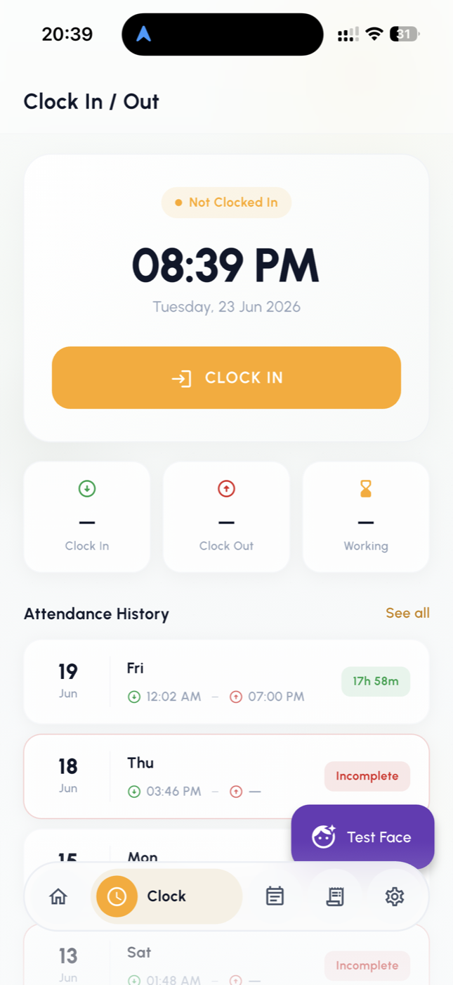 Gajee, mobile view